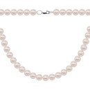 Срібне кольє з перлами (PS8642б)