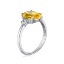 Срібна каблучка з фіанітами  RI39439-R/12/2954