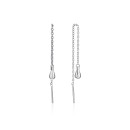Срібні сережки-протяжки (SE00494-E/12)