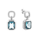 Срібні сережки з фіанітом (SE38155-Y)