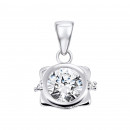 Срібна підвіска з фіанітами (1PE66794)