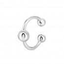 Срібна сережка-кафа (С2/1277)