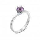 Срібна каблучка з аметистом (1749/9р)