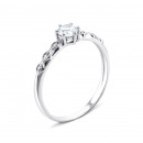 Срібна каблучка з фіанітами (1246/1р-CZ)