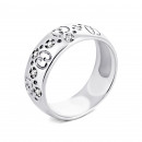 Срібна каблучка з фіанітами (1636/1р-CZ)