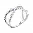 Срібна каблучка з фіанітами (910110б)