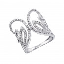 Срібна каблучка з фіанітами (AZ01138/28)