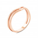 Срібна каблучка з позолотою (500001/2-З)