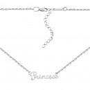 Срібне кольє Princess (86013)