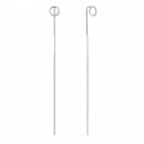 Срібні сережки-протяжки (продевки) (РР-011р)