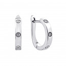 Срібні сережки з фіанітами (СК2Ф/2038)