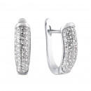 Срібні сережки з фіанітами (СК2Ф/208)