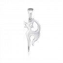 Срібна підвіска без вставки (35307/12/1)