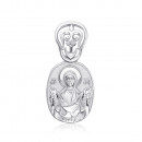 Срібна підвіска-ладанка без вставки. (35265/12/1)