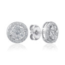 Срібні пусети з фіанітами SZDE00632-E/12/1