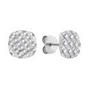 Срібні сережки-пусети з фіанітами (SZDE03049)