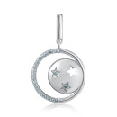 Серебряная подвеска с фианитами SZDP00436-P/12/1