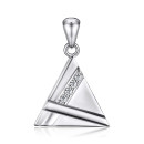 Срібна підвіска з фіанітами SZDP00460-P/12/1