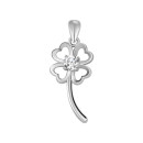 Срібна підвіска Конюшина з фіанітом (SZDP03681)