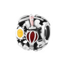 Срібна намистина шарм з емаллю (SZDP04023)