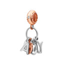 Срібна намистина шарм з фіанітом (SZDP04383)