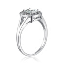 Срібна каблучка з фіанітами  SZDR00258-R/12/1