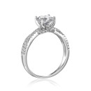 Срібна каблучка з фіанітами (SZDR00395-R/12/1)