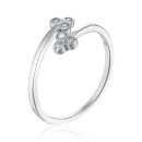 Срібна каблучка з фіанітами SZDR09726-R/12/1