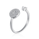 Каблучка зі срібла з фіанітами SZDR10290-R/12/1