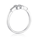 Безрозмірна срібна каблучка з фіанітами SZDR10361-R/12/1