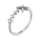 Срібна каблучка з фіанітами SZDR10430-R/12/1