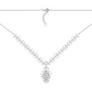 Срібне кольє з фіанітами (SZDS05145 к)