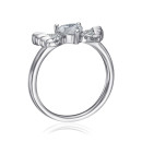 Срібна каблучка з фіанітами TR-748-7-W-S-R/12/1