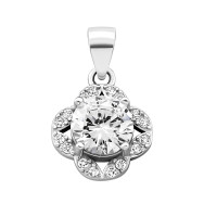 Срібна підвіска з фіанітами (1PE69493)