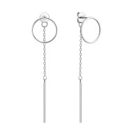 Срібні сережки-підвіски (1EA99534)