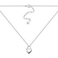 Срібне кольє Замочок з фіанітом (1NE51789)