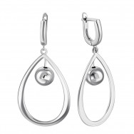 Срібні сережки-підвіски (2E10271)