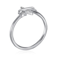 Срібна каблучка з фіанітами 2R32114-R/12/1