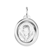 Срібна підвіска-іконка Божої Матері «Семистрільна» (30595-11/12/1)