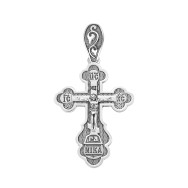 Срібний хрестик Розп'яття Христа (3158 ч)