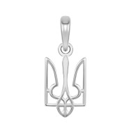 Срібна підвіска Герб України (3967)