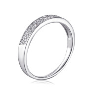 Срібна каблучка з фіанітами 3RI71255-R/12/1