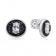 Срібні пусети з фіанітами (41296/12/1/4299)