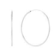 Серебряные серьги-конго (520659)