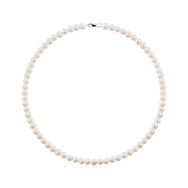 Срібне кольє з перлами c66501/0