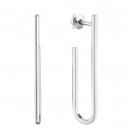 Срібні сережки-пусети (82839)