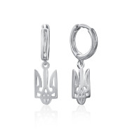 Срібні сережки Герб (С2/279)