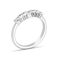 Срібна каблучка з фіанітами (A00936)