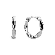 Срібні сережки-конго (AE00032)