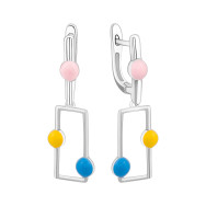 Срібні сережки-підвіски (AE00647)